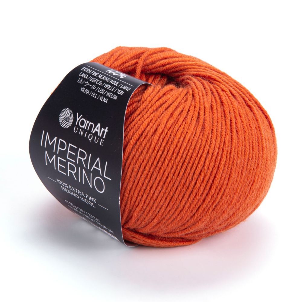 Пряжа YarnАrt "Imperial Merino", 100% шерсть, апельсин