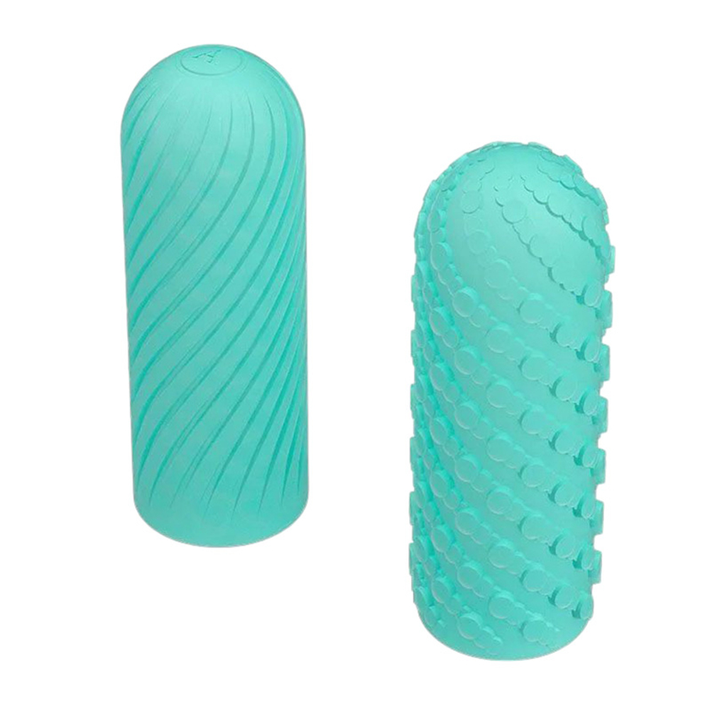 Мятный двусторонний мастурбатор 10см ARCwave Ghost Reversible Pocket Manual Stroker CleanTech Silicone Male Masturbator Mint