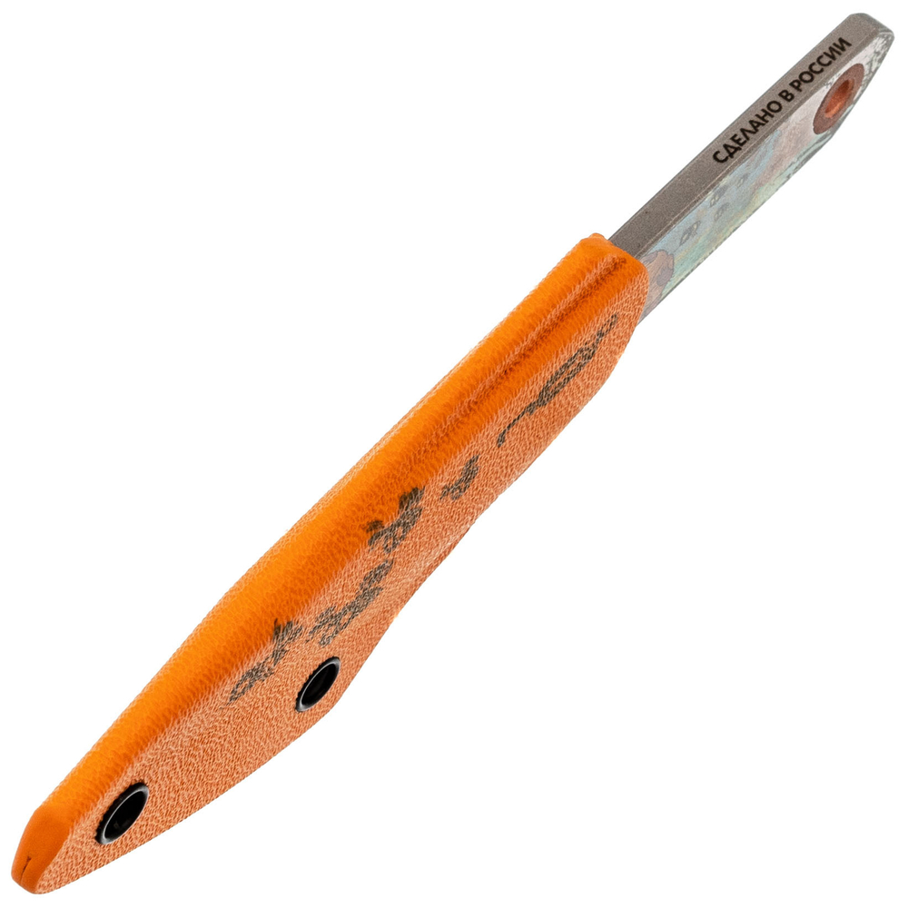 Нож скелетный N.C.Custom Koi Винни-Пух, сталь AUS-8, BW