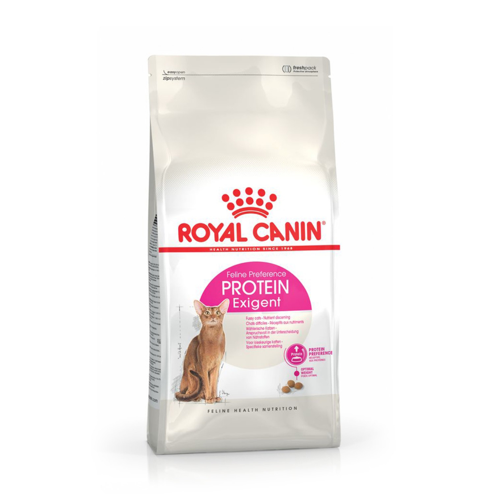 Royal Canin Protein Exigent Протеин Экзиджент Корм сухой для взрослых кошек привередливых к белку в составе старше 1 года 2кг