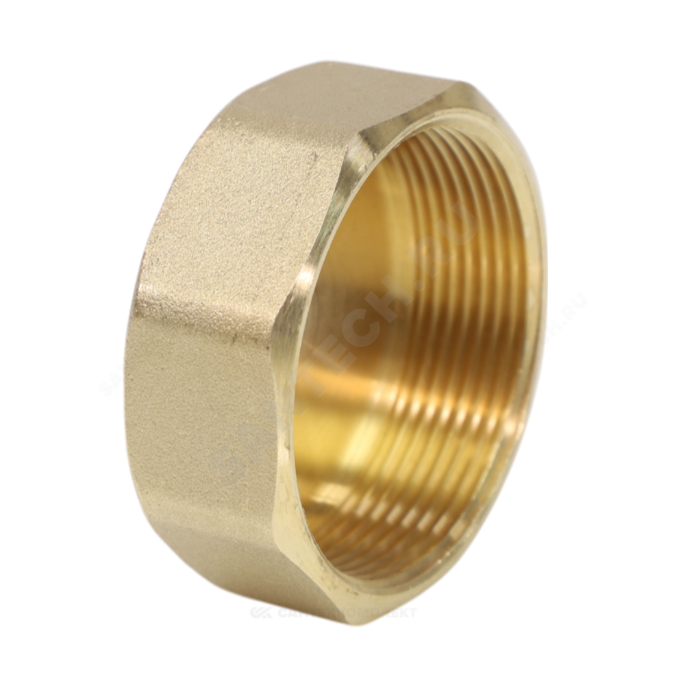 Заглушка латунь Ду 40 (1 1/2") ВР VALFEX VF.590.L.112