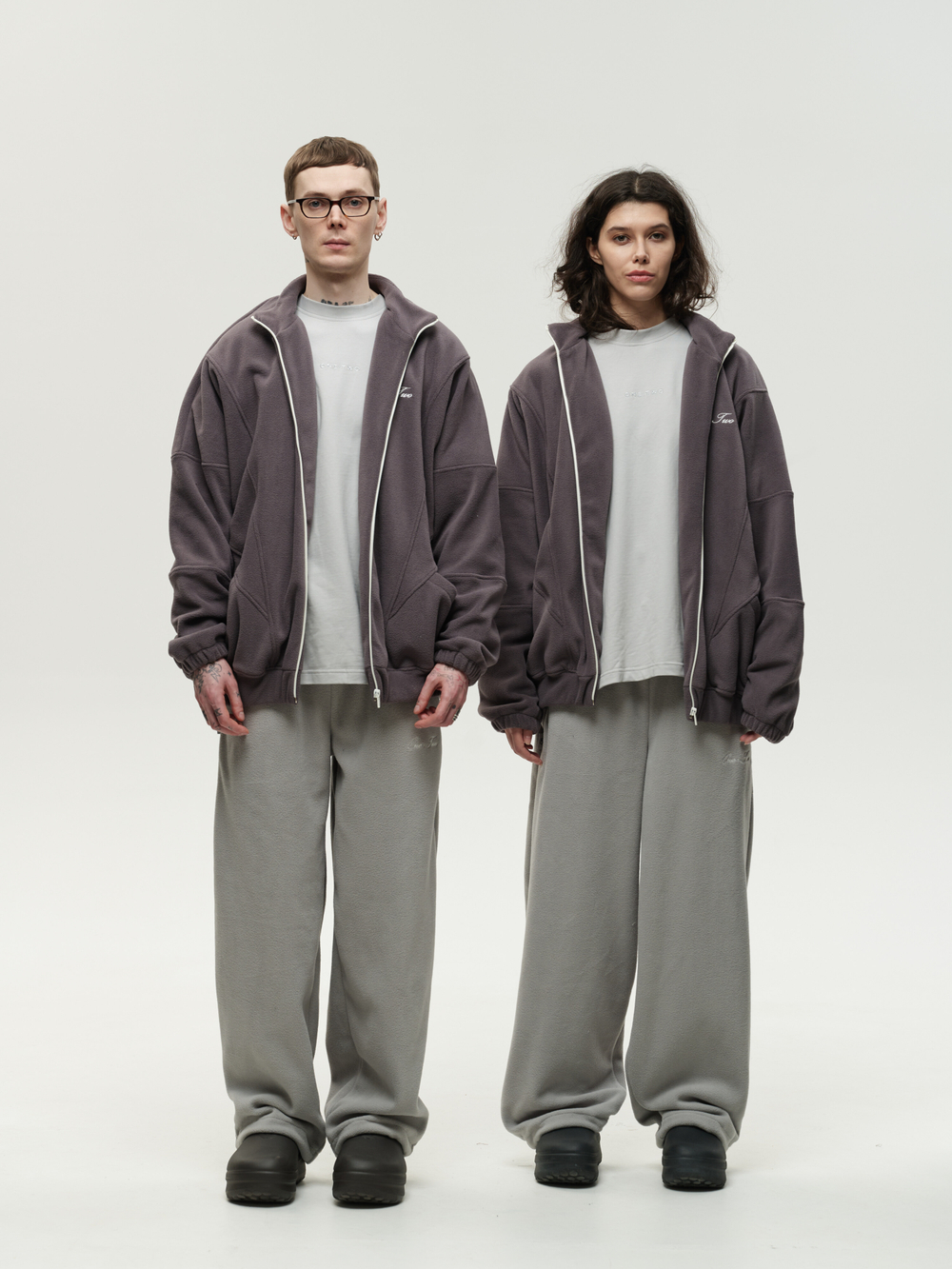 Zip-Up Sweatshirt Grey Excalibur