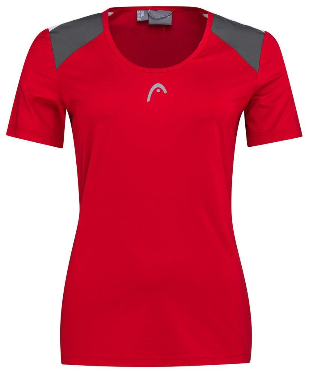Женская теннисная футболка Head Club 22 Tech T-Shirt W - красный
