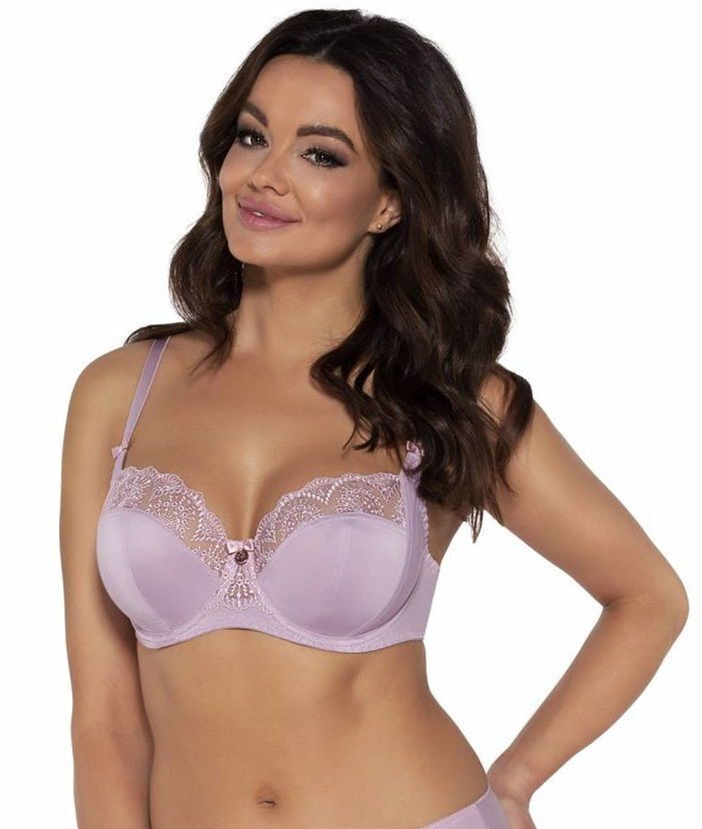 Розовый бюстгальтер с мягкими чашечками на косточках (Размер: 75B) (Цвет: розовый)