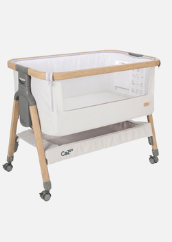 Tutti Bambini Колыбель CoZee Oak and Silver с колесами