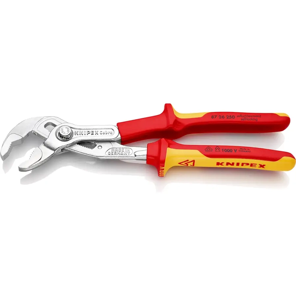 Cobra® VDE хромированные 250 мм Knipex 87 26 250 SB