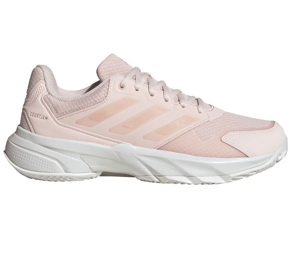 Женские теннисные кроссовки Adidas CourtJam Control 3 W Clay - pink/white