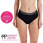 Менструальные трусы-брифы Period Pants (Размер: XS) (Цвет: черный)