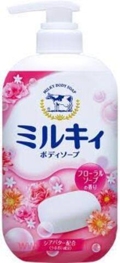 Молочное увлажняющее жидкое мыло для тела с цветочным ароматом «Milky Body Soap» 500 мл
