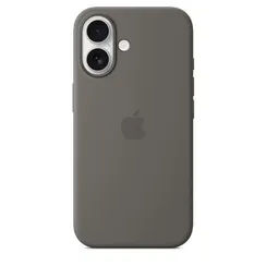 Чехол Silicone Case MagSafe для iPhone 16 Серый