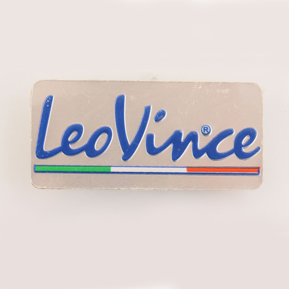 наклейка на глушитель металлическая LeoVince наклейка на глушитель металлическая LeoVince