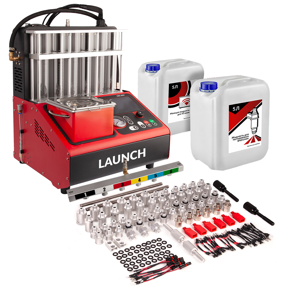 Установка для тестирования и очистки форсунок FSI, GDI и PIEZO Launch CNC-605+ LNC-265