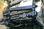 Калитка с фаркопом в штатный задний бампер Toyota Land Cruiser 200 2008-2015 под штатное колесо, с подсветкой номера РИФ