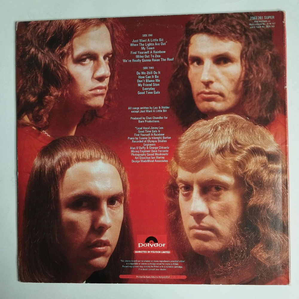 Винтажная виниловая пластинка LP Slade Old New Borrowed And Blue (UK 1974) My Town