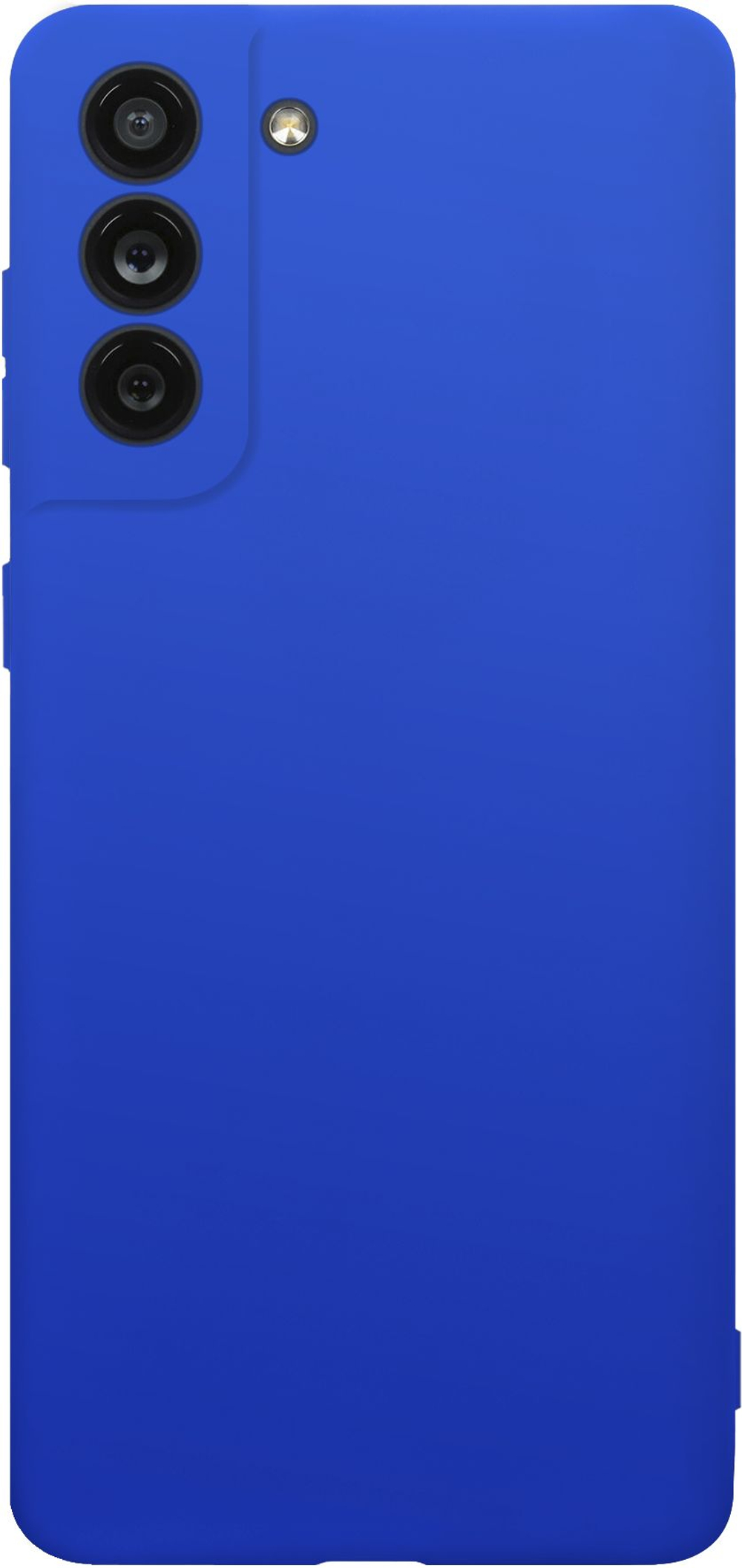 Мягкий Soft Touch чехол из силикона для SAMSUNG GALAXY S21 FE с бархатной подкладкой