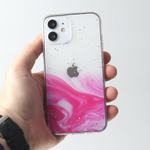Силиконовый чехол Акварель для iPhone 12 Mini, 011858