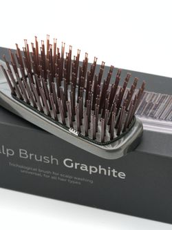 Расческа Majestic Scalp Brush графит (дорожная версия)