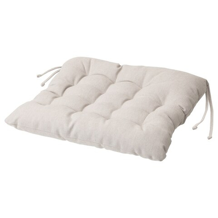 IKEA VIPPÄRT  (ИКЕА ВИППÄРТ)  -  Подушка для стула, бежевая, 38x38x6,5 см