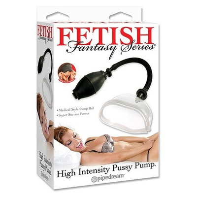 Вакуумная помпа High Intensity Pussy Pump для половых губ и клитора (Цвет: прозрачный)
