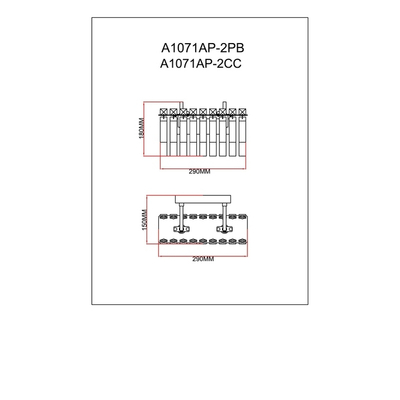 Настенный светильник Arte Lamp MAYOTTE A1071AP-2PB, 2хG9