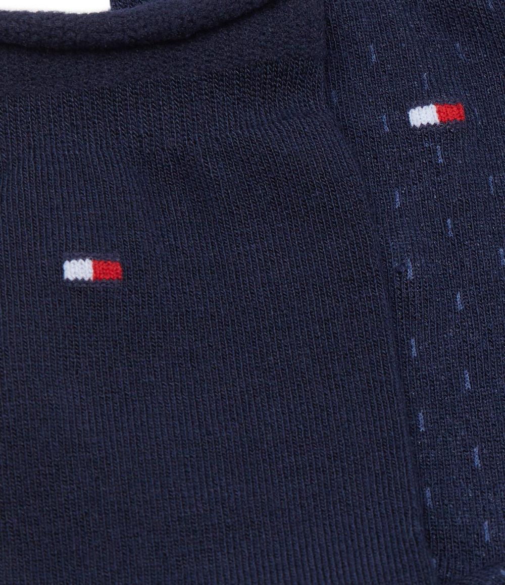 Носки 2 пары SHORT DROPPED ROLL TOP Tommy Hilfiger - темно-синий(701224911)