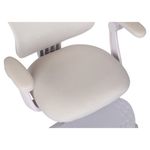 Кресло детское с подставкой для ног BRABIX "Sky MG-206", велюр, бежевое, 533156