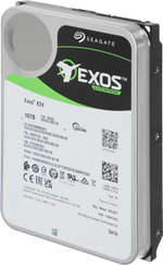 Внутренний HDD 3.5" Seagate Exos X24, 16Тб, SATA3, Bulk, Чтение:260мб/с, 7200об/мин, Буфер:512Мб (ST16000NM002H)