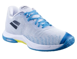 Мужские кроссовки для сквоша/бадминтона Babolat Shadow Spirit 2 - white/algier blue