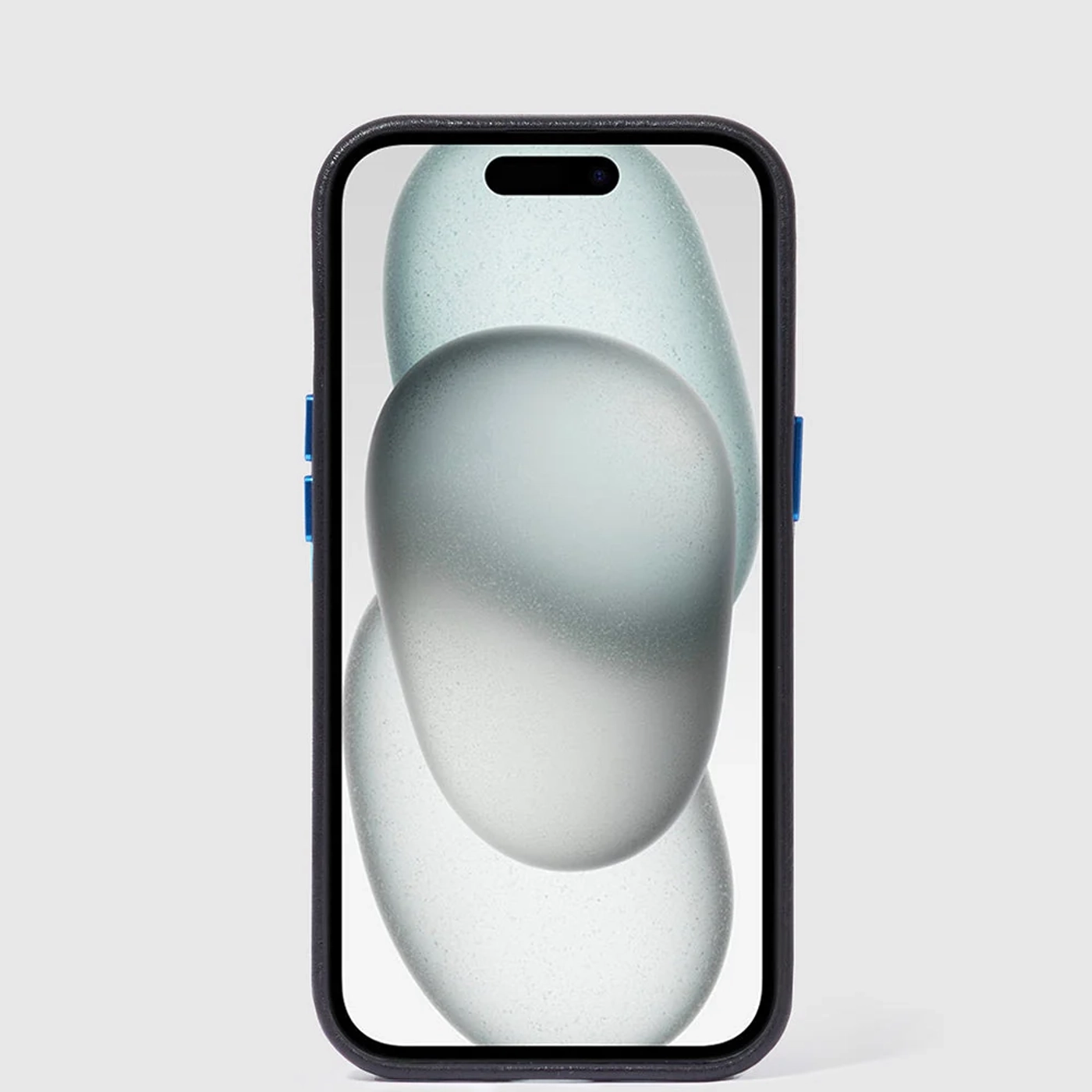 Чехол кож для iPhone 15 Plus Blue Square AC6439B2/Nero