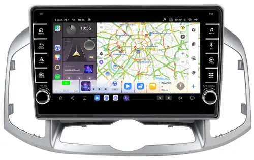 Магнитола для Chevrolet Captiva 2011-2015 - Kuberg OL-1276 (кнопки и крутилки) Android 13, Быстрая, CarPlay, 4G SIM-слот