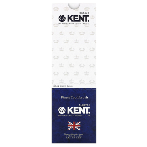 Kent, ультрамягкая зубная щетка, компактная, 6 шт.