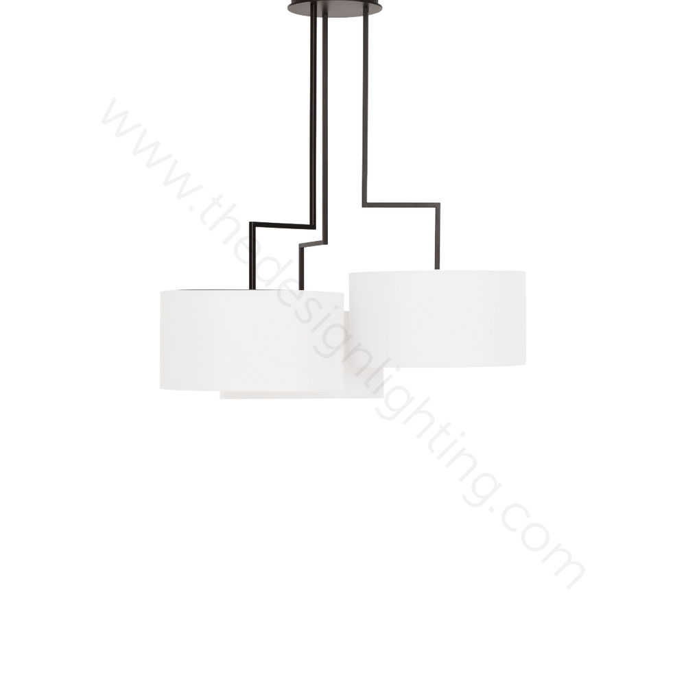 Ceiling design lamp  Noon 3 by Zeitraum (White)