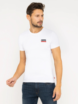 Футболка мужская ( 2 штуки ) LEVI'S 2PK CREWNECK GRAPHIC