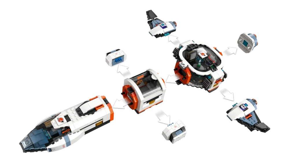 Конструктор LEGO City 60446 Модульный галактический космический корабль
