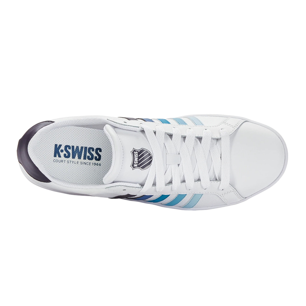 Мужские теннисные кроссовки K-Swiss Court Tiebreak Sneakers Men - White, Blue
