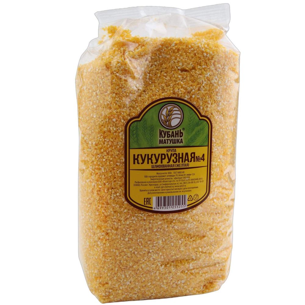 Крупа кукурузная №4 Кубань Матушка 800г
