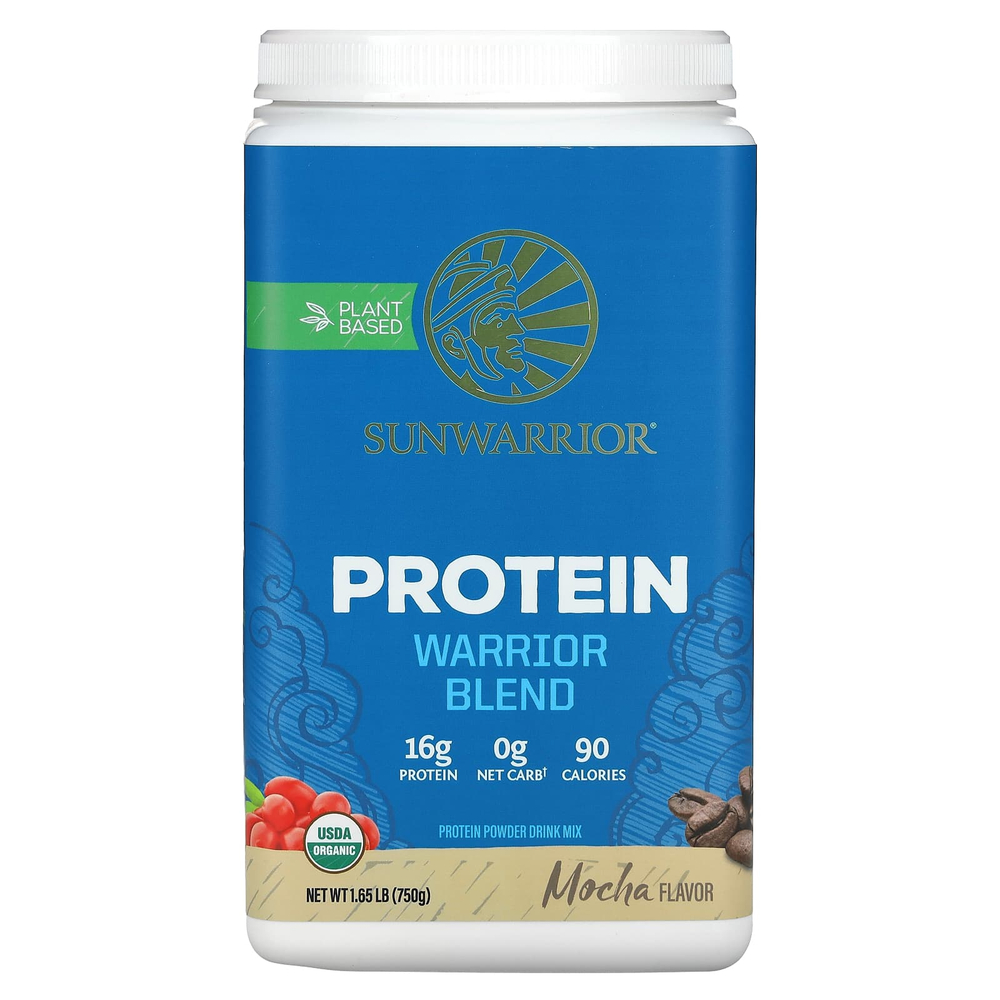 Sunwarrior, Warrior Blend Protein, смесь мокко, 750 г (1,65 фунта)