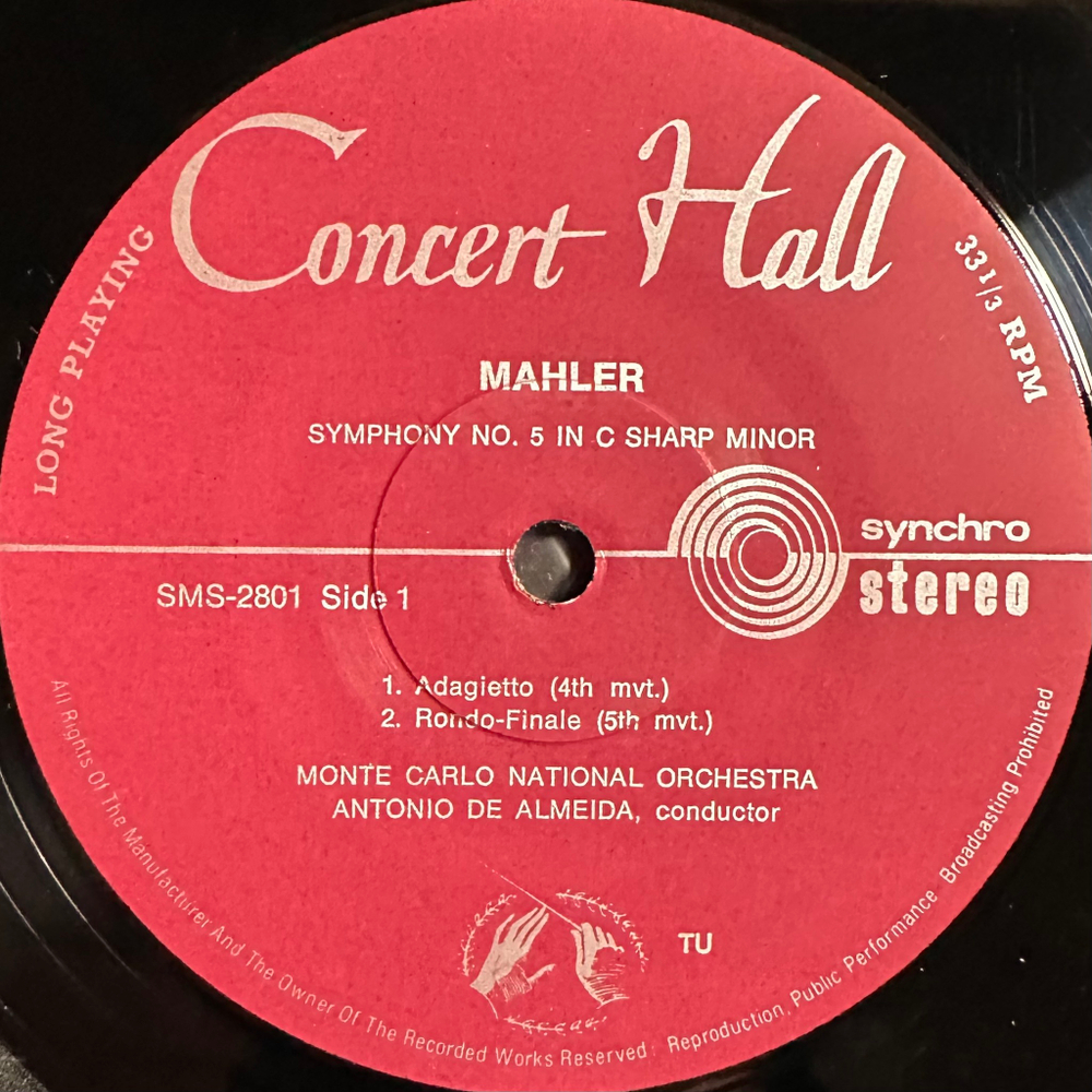 Малер - Симфония № 5 2LP (Франция)