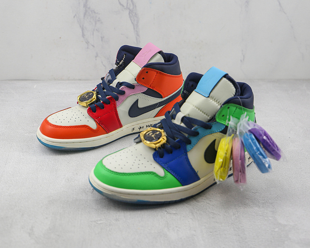 Купить кроссовки Nike Air Jordan 1 Mid SE Fearless Melody Ehsan в баскетбольном магазине futbasket.ru