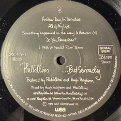 Виниловая пластинка Phil Collins - ...But Seriously LP