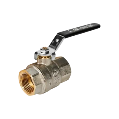 Кран шаровой полнопроходной STOUT - 3/4" (ВР/ВР, PN40, Tmax 150°C, ручка-рычаг черная)