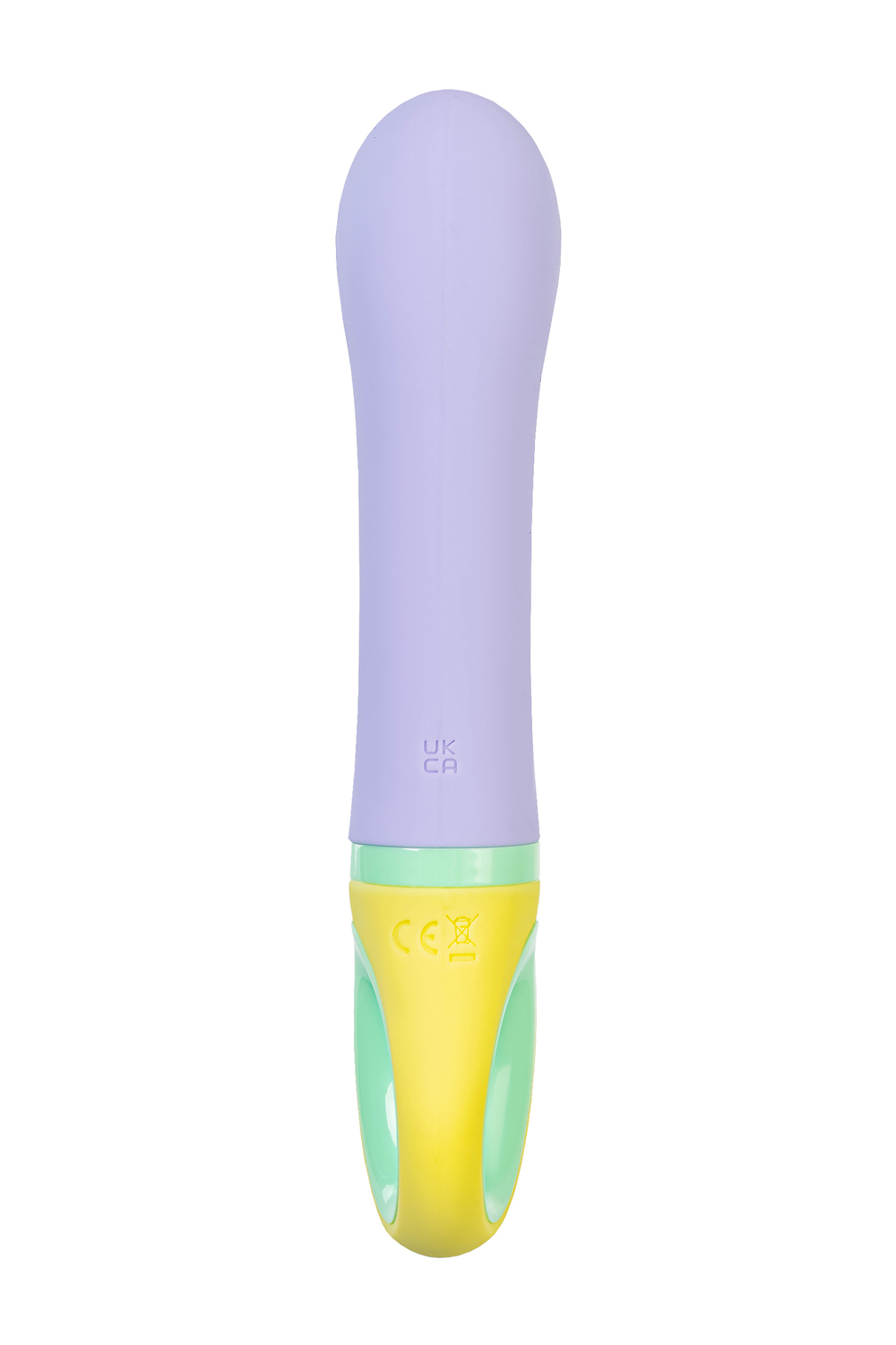 Вибратор для точки G с клиторальной стимуляцией Flovetta Wisteria фиолетовый 18,5 см