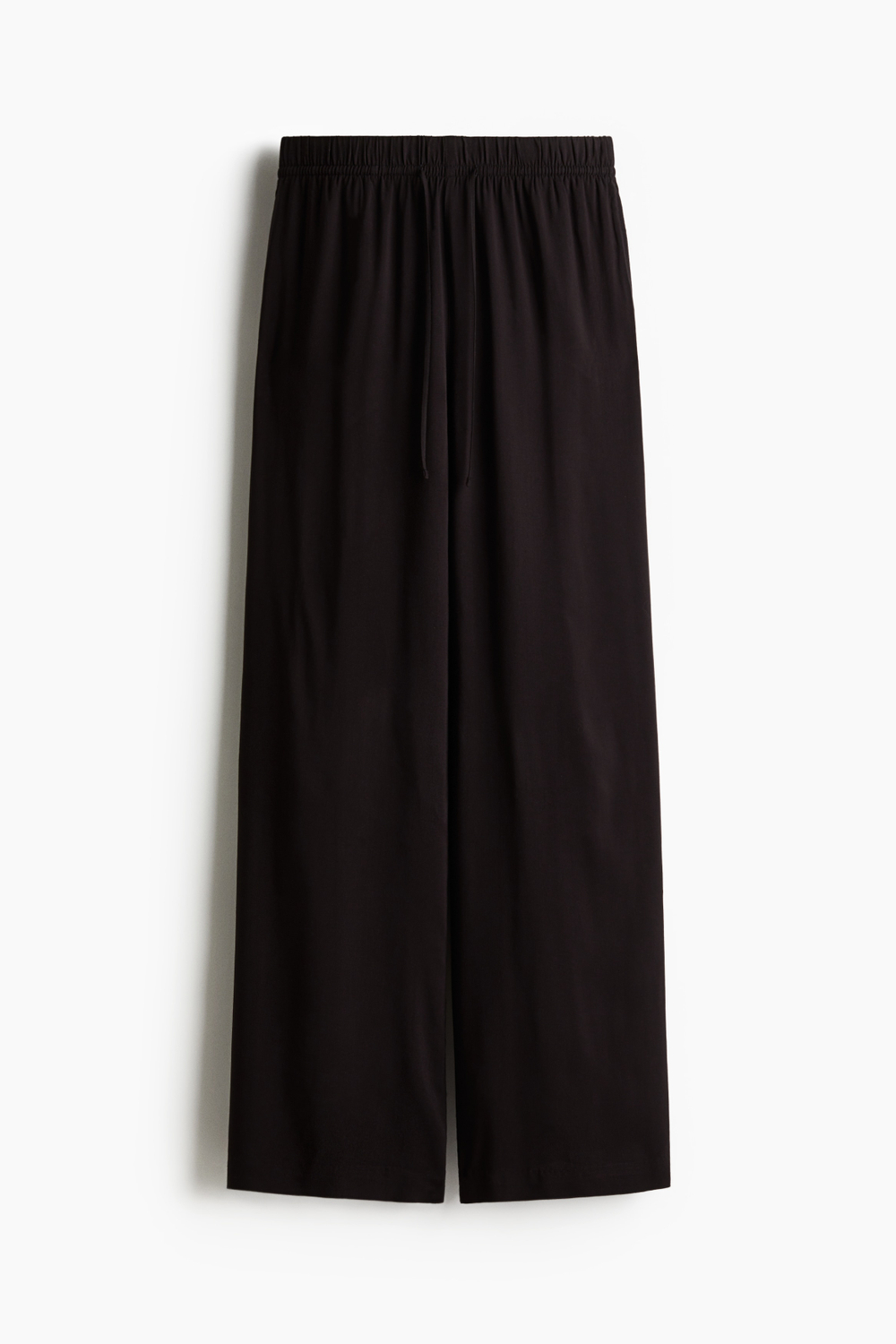 Широкие брюки из вискозы на резинке - H&M