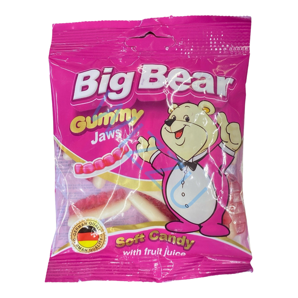 Жевательный мармелад BIG BEAR Зубы с фрукт. соком 80гр