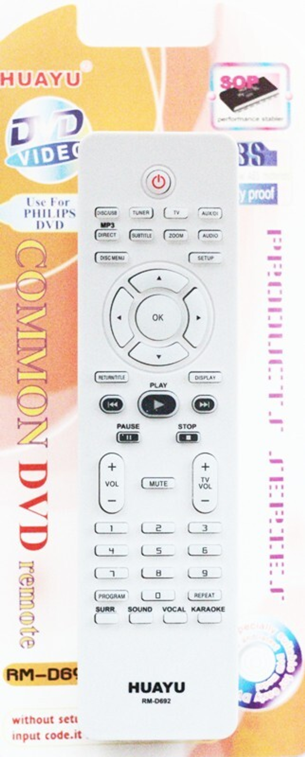 Пульт универсальный для Philips RM-D692