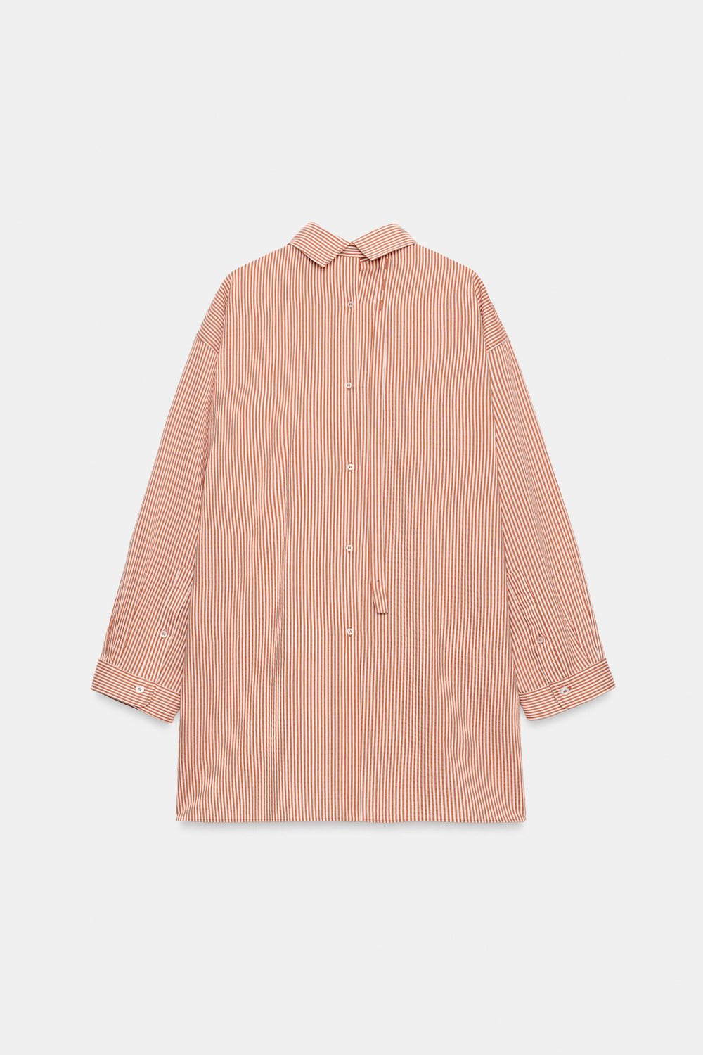 РУБАШКА С ПУГОВИЦАМИ НА СПИНЕ — ZW COLLECTION — ZARA