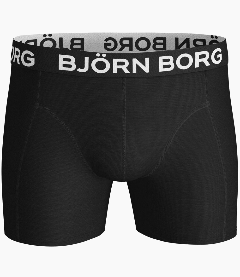 Мужские спортивные боксеры Björn Borg Shorts Solid 2P - черный