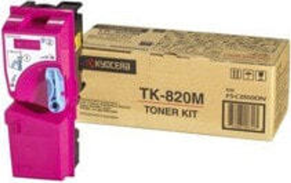 Картридж тонерный пурпурный 1 шт KYOCERA TK-820M 1T02HPBEU0