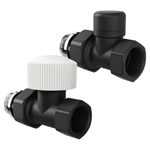 Набор термостатический прямой Royal Thermo Design 1/2quot;М30х1,5 (Черный)