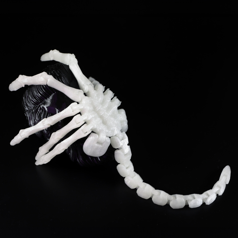 Лицехват из к/ф Чужой (FaceHugger), 3D печать, светящийся голубым